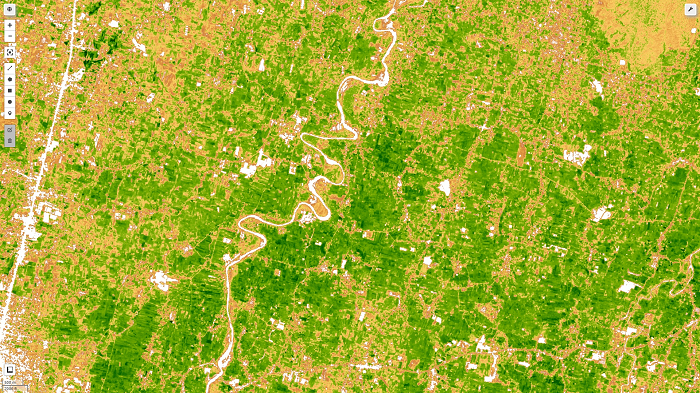 Retrieving Leaf Area Index (LAI) on Sentinel 2 image with Google Earth Engine (GEE)