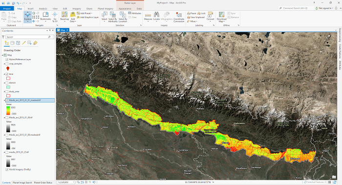 Downloading images from Google Earth Engine to local drive ( A case study for Timesat image Preparation for Planting Date)